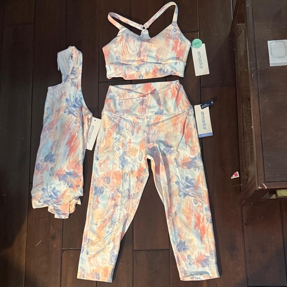 Marika Floral Activewear Set - Multicolor